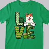 Süßes Hundeshirt zum St. Patricks Day, personalisiertes Hundeshirt, Hundeliebhaber-Shirt zum St. Patrick's Day, irisches Hundeshirt, Hundemama-Shirt, Hundeliebhaber-Shirt